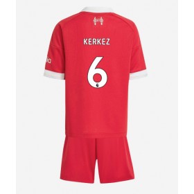 Dětské fotbalový komplet Liverpool Milos Kerkez #6 Domácí košile 2025-26 Krátkým Rukávem